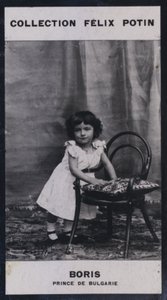 Boris, kronprins av Bulgaria (1894) (s/hvitt-bilde) av European Photographer