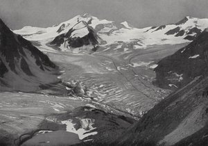 Braunschweiger Hutte, mot Wildspitze, Pitztal (s/hvitt bilde) av European Photographer