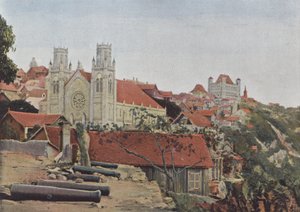 Katolsk katedral og dronningens palass av European Photographer