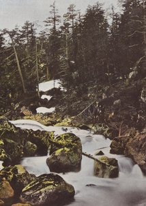 Cauterets, øvre fall av Spaniabroen av European Photographer