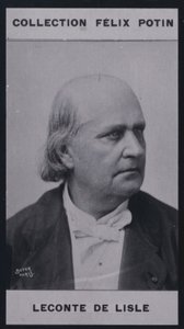 Charles Leconte De Lisle (1818-1894) (s/hvitt-bilde) av European Photographer