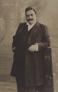 Enrico Caruso , italiensk operatenor av European Photographer