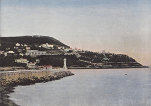 Inngang til havnen i Nice og Mont Boron av European Photographer