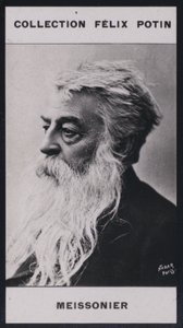 Ernest Meissonnier (1815-1891) (s/hvitt-bilde) av European Photographer