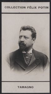 Francesco Tamagno (1850) (s/hvitt-bilde) av European Photographer