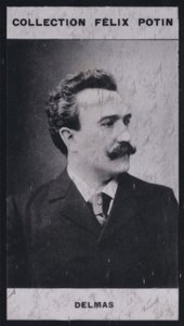 Francois-Joseph Delmas (1861) (s/hvitt-bilde) av European Photographer