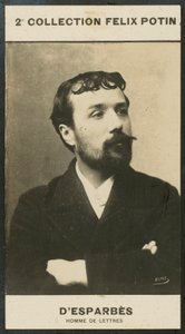 Georges D'Esparbes, Homme De Lettres av European Photographer