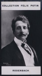 Georges Rodenbach (1855-1899) (s/hvitt-bilde) av European Photographer