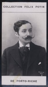 Georges de Porto-Riche (1849) (s/hvitt-bilde) av European Photographer