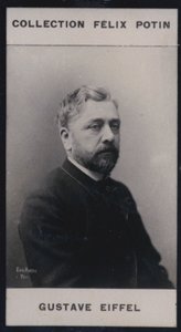 Gustave Eiffel (1832) (s/hvitt-bilde) av European Photographer