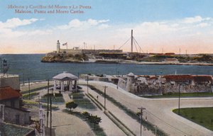 Havana, Cuba: Malecon, Punta og Morro slott (bilde) av European Photographer