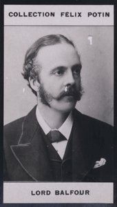 James-Arthur Balfour (1848) (s/hvitt-bilde) av European Photographer