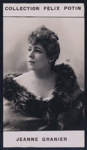 Jeanne Granier (1852) (s/hvitt-bilde) av European Photographer