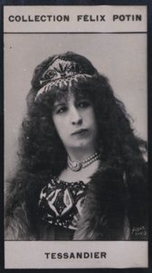 Madame Aimee Tessandier (1851) (s/hvitt-bilde) av European Photographer