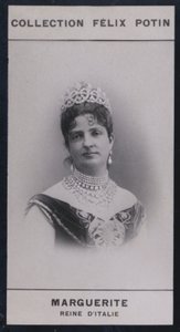 Marguerite, enkedronning av Italia (1851) (s/hvitt-bilde) av European Photographer
