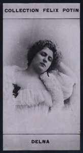 Marie Delna (1875) (s/h-bilde) av European Photographer