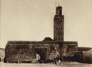 Meknes, moskeen (s/hvitt bilde) av European Photographer