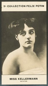 Frøken Maud Kellermann, svømming av European Photographer