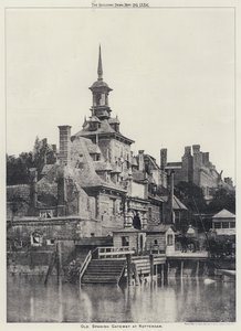 Old Spanish Gateway i Rotterdam (s/hv-bilde) av European Photographer