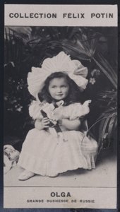 Olga, storhertuginne av Russland (1895) (s/hvitt-bilde) av European Photographer