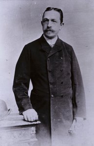 Oskar Lenz, tysk-østerriksk geolog og mineralog (s/hvitt bilde) av European Photographer