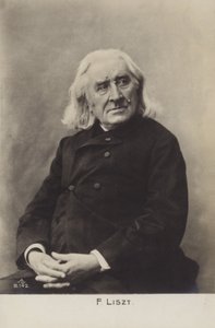 Portrett av Franz Liszt av European Photographer