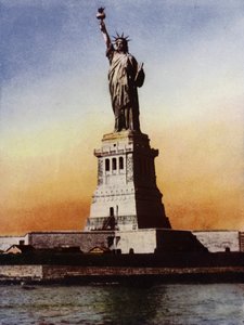 Frihetsgudinnen, New York havn (bilde) av European Photographer