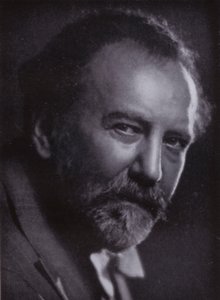 Avdøde Sir Henry J Wood (s/hvitt bilde) av European Photographer