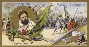 Abdelkader El Djezairi, algerisk sufi-helgen og militærleder, 1840 av European School