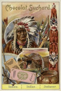 amerikansk indianer av European School