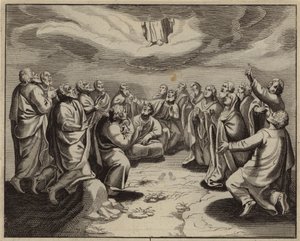 Jesu Kristi himmelfart (gravering) av European School