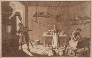 Bakeri (litografi) av European School