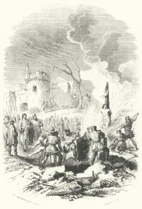 Baldwin V, greve av Hainaut, gjenoppretter orden i farens land (gravering) av European School