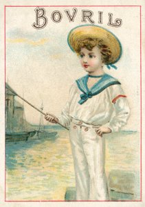 Gutt i sjømannsdress (chromolitho) av European School