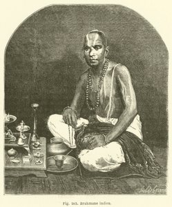 Brahmins india (gravering) av European School