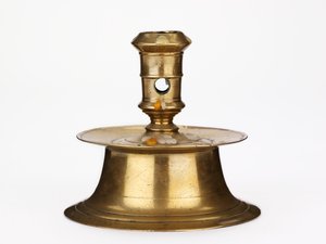 Capstan lysestake, ca. 1600 (messing)
