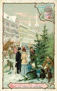 juletre (chromolitho) av European School