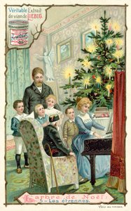 juletre (chromolitho) av European School
