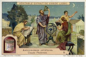 Claudius Ptolemaios , gresk-romersk astronom og matematiker og geograf av European School