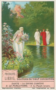 Dante, Den guddommelige komedie, Liebig-kort, tidlig på 1900-tallet (kromografi) av European School