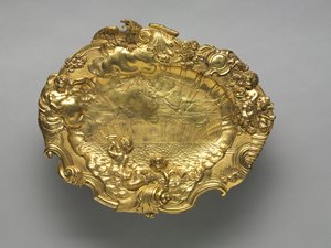 Dish, England eller Tyskland, ca. 1725-1750 av European School