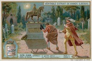 Don Giovanni inviterer statuen av Commendatore til middag av European School