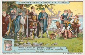 Ethelfried de Bernicia, Liebig-kort, tidlig på 1900-tallet (kromo) av European School