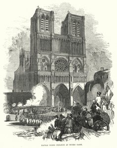 Favras gjør bot ved Notre Dame (gravering) av European School