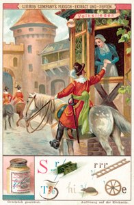 Folkesang (chromolitho) av European School