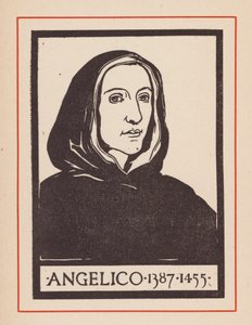 Fra Angelico , italiensk renessansekunstner (lito) av European School