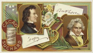 Frederic Chopin og Ludwig van Beethoven av European School