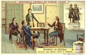 Friedrich Schiller , tysk filosof, poet og dramatiker av European School
