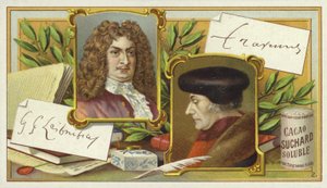 Gottfried Wilhelm Leibniz og Desiderius Erasmus av European School