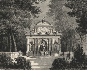 Grotte de Marie de Medicis au Luxembourg (gravering) av European School